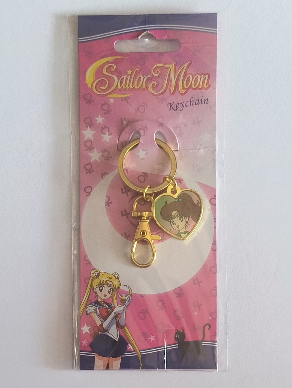 Sailor Moon Sailor Jupiter Heart Charm Keychain